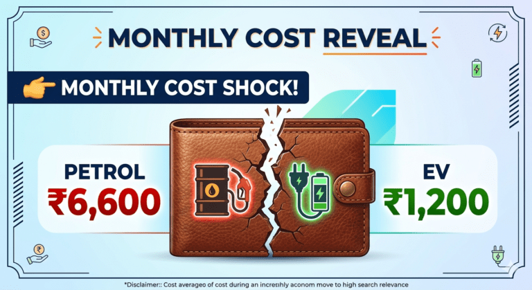 EV vs petrol cost India