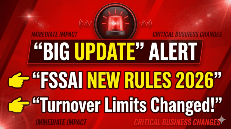 fssai turnover limits 2026