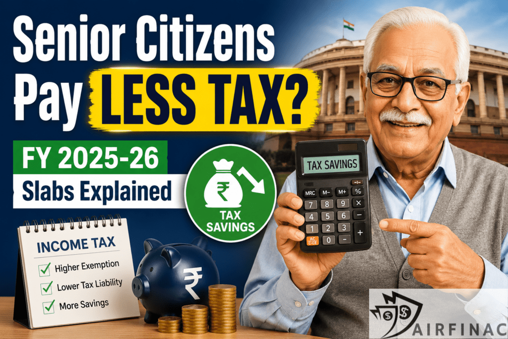 Income Tax Slab for Senior Citizens FY 2025-26
