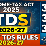 TDS Rate Chart 2026-27